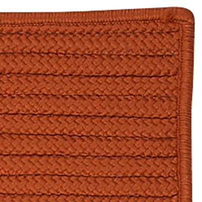Colonial Mills Ikebana Braided Runner, Orange 2x8, Rectangle Shape