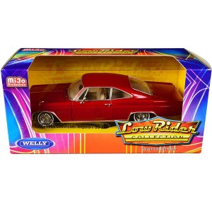 1965 Chevrolet Impala SS 396 Lowrider Red Metallic "Low Rider Collection" 1/24 Diecast Model Car by Welly - 1 of 3