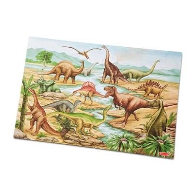 Melissa & Doug Dinosaurs Jumbo Floor Puzzle - 48pc : Target