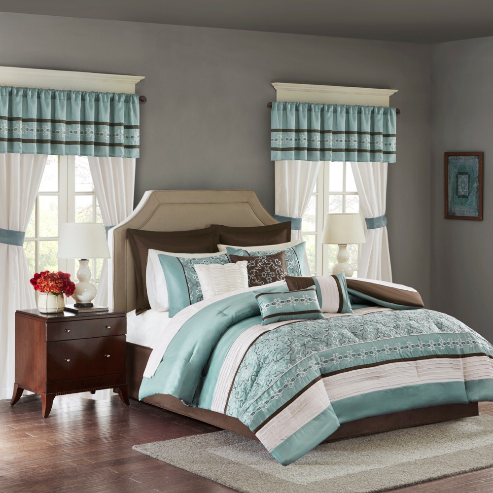 Comforter Set Queen Blue, Comforter Set