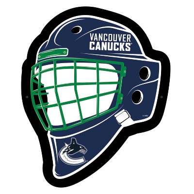 Evergreen Ultra-Thin Edgelight LED Wall Decor, Helmet, Vancouver Canucks- 15.6 x 19 Inches Made In USA