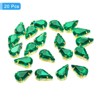 Unique Bargains Glass Craft Embellishments Flat Back Four Claws Teardrop Gems 20 Pcs - 3 of 4