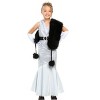 HalloweenCostumes.com Girl's Silver Movie Star Costume - 2 of 3