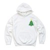 Embroidered Christmas Tree With Ornaments - Women's Graphic Hoodie - 2 of 3