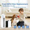 Nispira U Filter HRF201B Replacement 2-in-1 HEPA Activated Carbon For Honeywell Febreze Air Purifier FRF102B FRF101B | FHT190 FHT180 FHT170. 1 Pack - 2 of 4