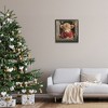 Stupell Industries Calf with Holly & Lights Garland Framed Giclee Art - 3 of 4