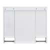 Chery Life 35'' x 28'' Modern Wall Mounted Bathroom Storage Cabinet with Mirror, Medicine Cabinet with Towels Bar - 4 of 4