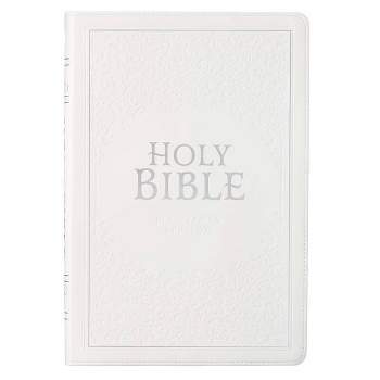 KJV Thinline White Wedding Bible - Large Print (Leather Bound)