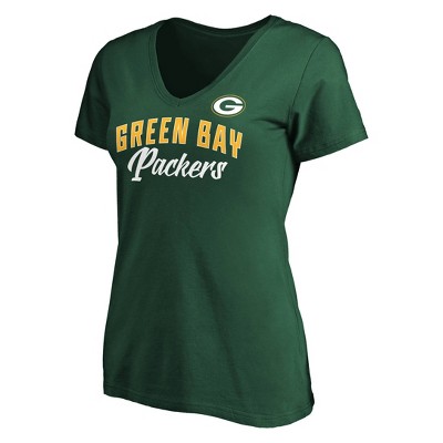 Green Bay Packers Homerun Women's Pine Long Sleeve Shirt – Green