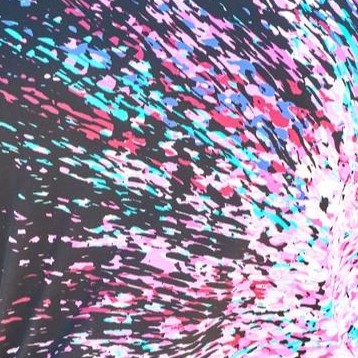 pink multi sunburst