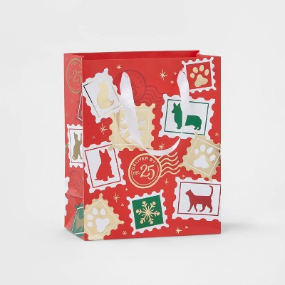 Postage Stamp Cub Gift Bag - Wondershop™