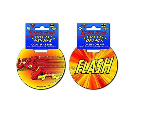 Adventure Trading Inc DC Comics The Flash Super Speed Coaster Bottle Opener