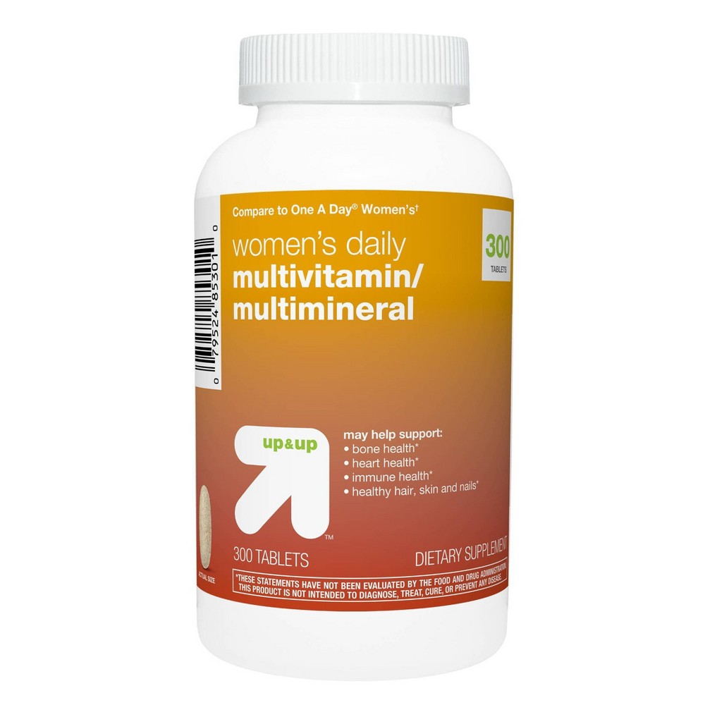 Womens Daily Multivitamin Dietary Supplement Tablets - 300ct - up & up