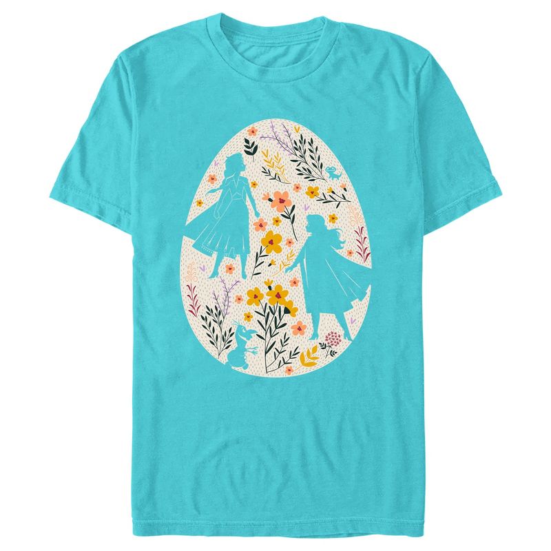 Men's Frozen Easter Egg Silhouettes T-Shirt, 1 of 5