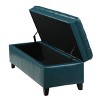 Contemporary Tufted Storage Ottoman Bench with Hidden Compartment for Living Room Seating – 3irtyhousy - 3 of 4