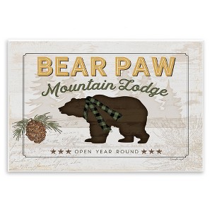 Stupell Industries Bear Paw Mountain Lodge Cabin, 10" x 15" - 1 of 4