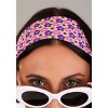 HalloweenCostumes.com One Size Fits Most Women 1960's Accessory Kit for Women, White/Pink/Purple - 2 of 4