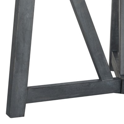 Ash Grey Acacia Wood Round Casual Dining Table