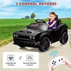 12V Ride on Car, Licensed Dodge Challenger Kids' Electric Car, Battery Powered Electric Vehicle with Remote Control - 4 of 4