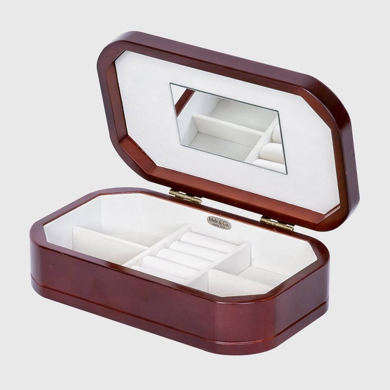 Mele & Co. Morgan Wooden Jewelry Box-Cherry, 5 of 6