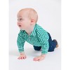 RuggedButts Baby Boys Long Sleeve Button Down Bodysuit - 3 of 4