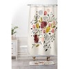 Kelli Murray Bloom Shower Curtain - Deny Designs: Botanical Microfiber, Machine Washable, Buttonhole Top - image 3 of 4