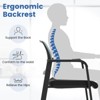 Costway Conference Chairs Set of 2/4 Stackable Office Guest Mesh Chair Waiting Room Wheels - 4 of 4