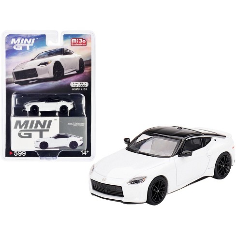 2023 Nissan Z Performance Everest White Metallic w/Black Top Ltd Ed to 3000 pcs 1/64 Diecast Model Car by Mini GT 2023 Nissan Z Performance Everest White Metallic w/Black Top Ltd Ed to 3000 pcs 1/64 Diecast Model Car by Mini GT