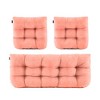 Outdoor Chair Cushions,3 Piece Loveseat Outdoor Cushions Set,Tufted/Wicker Patio Cushion for Patio Furniture All Weather,44"x19"x5" - 2 of 4