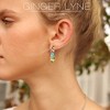 Confetti Jewel Dangle Earrings Womens Multi Color and Cut Cubic Zirconia Ginger Lyne Collection - 3 of 4
