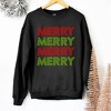 Simply Sage Market Women's Graphic Sweatshirt  Merry X 4 - 3 of 4