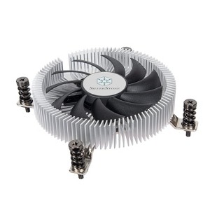 SilverStone Technology   Nitrogon CPU Cooler Low Profile Copper center Extruded aluminum fins 80mm PWM H22mm Intel LGA 1700 - 1 of 4