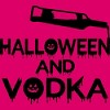 Men's Design By Humans Halloween and Vodka By melcu T-Shirt - 2 of 4