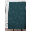 Gabriela Fuente Atlantic Shower Curtain Dark Green - Deny Designs: Botanical Microfiber, Easy Care - 2 of 4