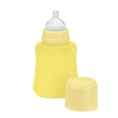 green sprouts Sprout Ware Baby Pocket made from Silicone and Plants - 8oz - Yellow
