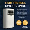 Newair 8,000 BTU Portable Air Conditioner (5,000 BTU DOE), Compact AC Design with Easy Setup Window Venting Kit, Self-Evaporative System - 2 of 4