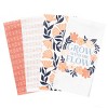 John Ritzenthaler Co. 100% Cotton Kitchen Towels, Floral Tulip Spring – Absorbent Dish Towels for Drying & Cleaning – Soft & Durable (Set of 4) - 3 of 4