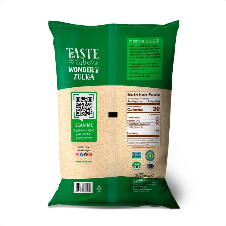 Zulka Morena Pure Cane Sugar - 4lbs, 5 of 5