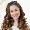 Unique Bargains Women's Fashion Leopard Spot Wide Bow Headbands - 3 of 4