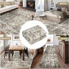 Area Rugs, Machine Washable Large Boho Rugs, Soft Non-Slip Indoor Vintage Distressed Print Lightweight Low Pile Carpet - 4 of 4