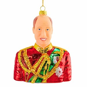 Cody Foster 4.5 Inch Prince William Heir Apparent British Throne Tree Ornaments - 1 of 4
