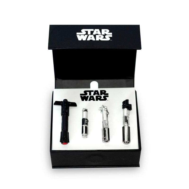 SalesOne LLC Star Wars 3D Lightsaber Pin Set | Exclusive Magnetic Star Wars Pins | Set of 4, 1 of 8