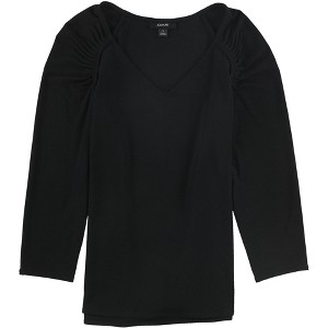 Alfani Womens Pleated Shoulder Pullover Blouse - 1 of 2