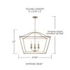 Capital Lighting Grady 4 - Light Pendant in  Matte Brass - 2 of 4