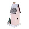 Cody Foster 15.5 Inch Petit Townhouse House Christmas Putz House , Christmas Decor Putz Village Deer Retro (1PC) - 3 of 4