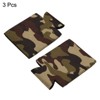 Unique Bargains Insulated Collapsible Neoprene Covers Thick Can Cooler Sleeves Camouflage - 3 of 3