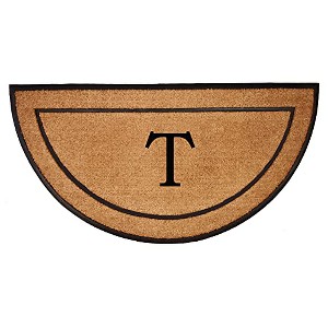 Calloway Mills 106573672T The General Monogram Doormat, 24" x 36", Letter T - 1 of 1
