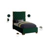 Meridian Furniture,Lana Velvet Bed - 3 of 3