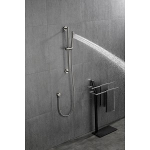 PAGED Wall Mounted Shower Head Rain Shower Head with Hand Shower, 12 Inch Shower Head and Tub Spout for Bathroom, Locker Room - 1 of 4