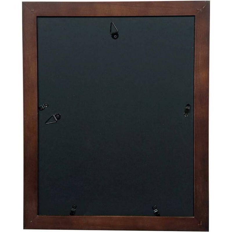 Gallery Solutions 11&#34;x14&#34; Cherry Wood Wall Picture Frame with Double White Mat 8&#34;x10&#34; Image, 5 of 6